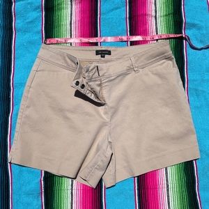 The Limited, tan shorts size 12